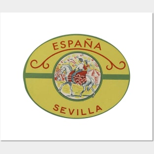 Sevilla Spain | Travel | Andalusia | Vintage | Spanish | Flamenco Posters and Art